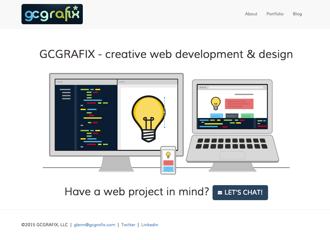 New front graphic screenshot